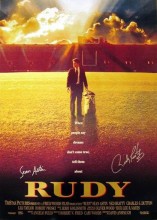 Rudy Ruettiger & Sean Astin Dual Signed 'Rudy' Movie Poster